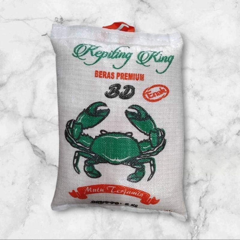 Jual Beras IR 64 Cap Kepiting King 5 kg | Shopee Indonesia
