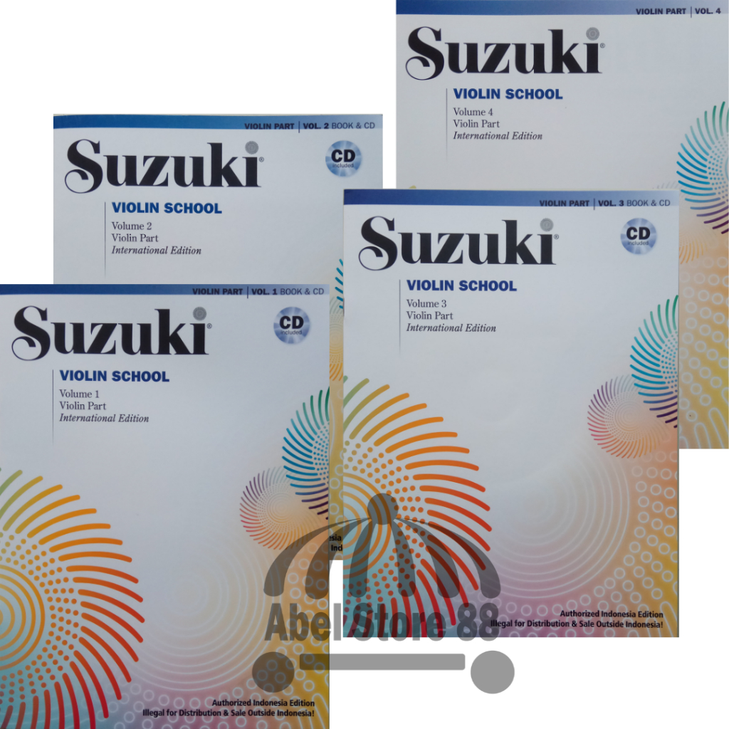 Jual Suzuki Violin School Volume 1/2/3/4/5 Buku Belajar Biola Pemula ...
