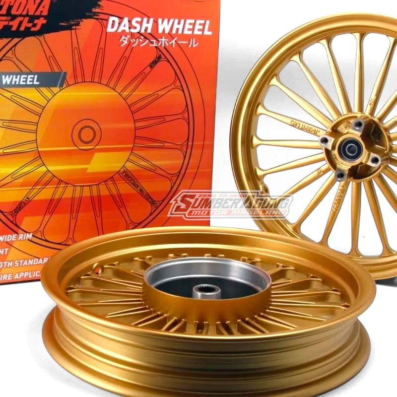 Jual VELG DAYTONA Dash Wheel MATIC HONDA Hitam Silver Beat Karbu FI eSP ...