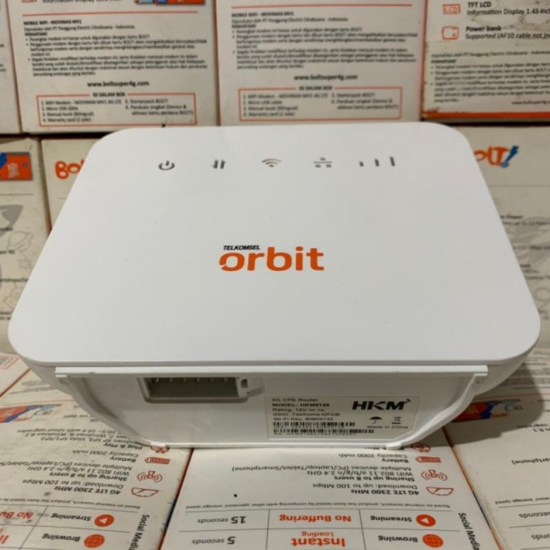 Jual Orbit Star Lite HKM126 WiFi 4G LTE TELKOMSEL Orbit As Router ...
