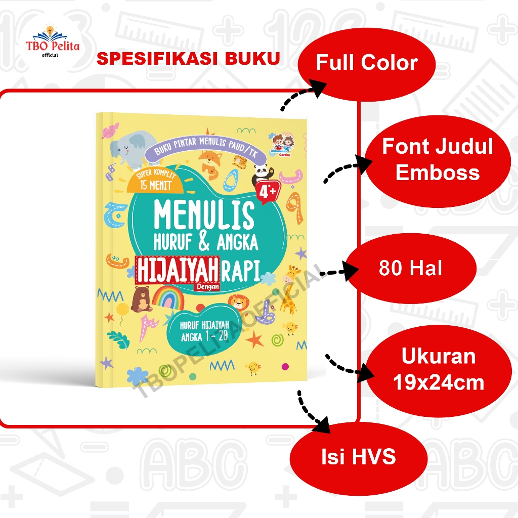 Jual Super Komplit 15 Menit Menulis Huruf dan Angka hijaiyah Dengan ...