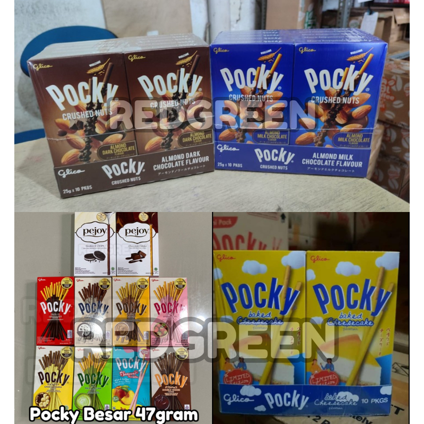 Jual Pocky Biscuit Biskuit Stick Stik 47gr Coconut Brown Sugar Double