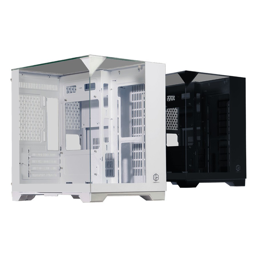Jual Casing PC Cube Gaming CIELO ATX Front-Top & Left Side Tempered ...