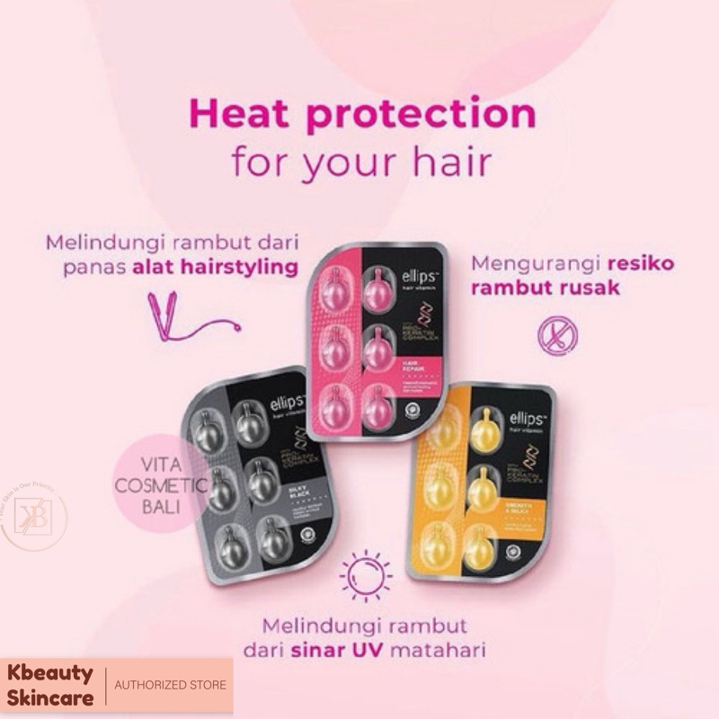 Jual Ellips Hair Vitamin with Heat Protection | Vitamin Rambut Sachet ...