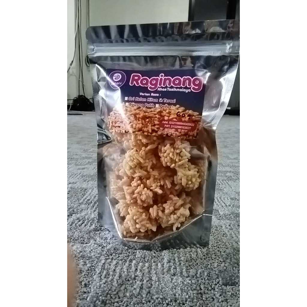 Jual raginang mini dengan varian rasa original, terasi, ketan hitam dan ...