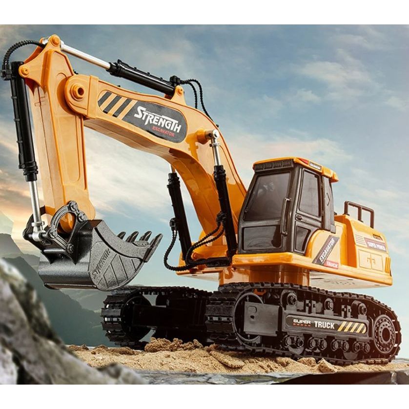 Jual { OMG } MAINAN RC EXCAVATOR TRUCK KONSTRUKSI BEKO 360 REMOTE ...