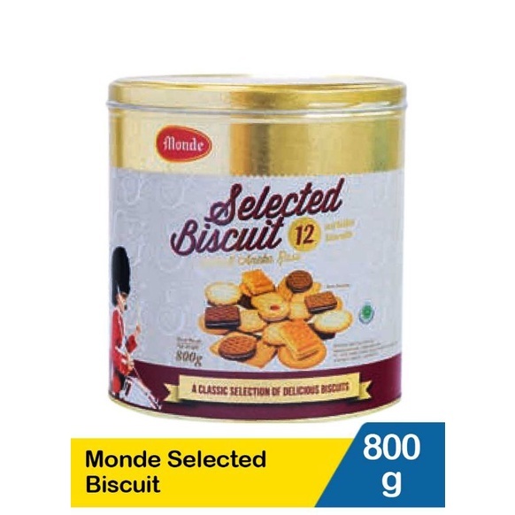 Jual MONDE Biscuits Selected Gold Kemasan Tins 800 gr | Shopee Indonesia