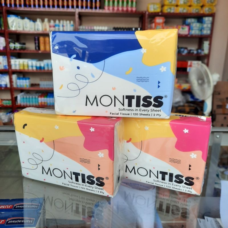 Jual Facial Tissue Montiss 120 Sheet | Shopee Indonesia