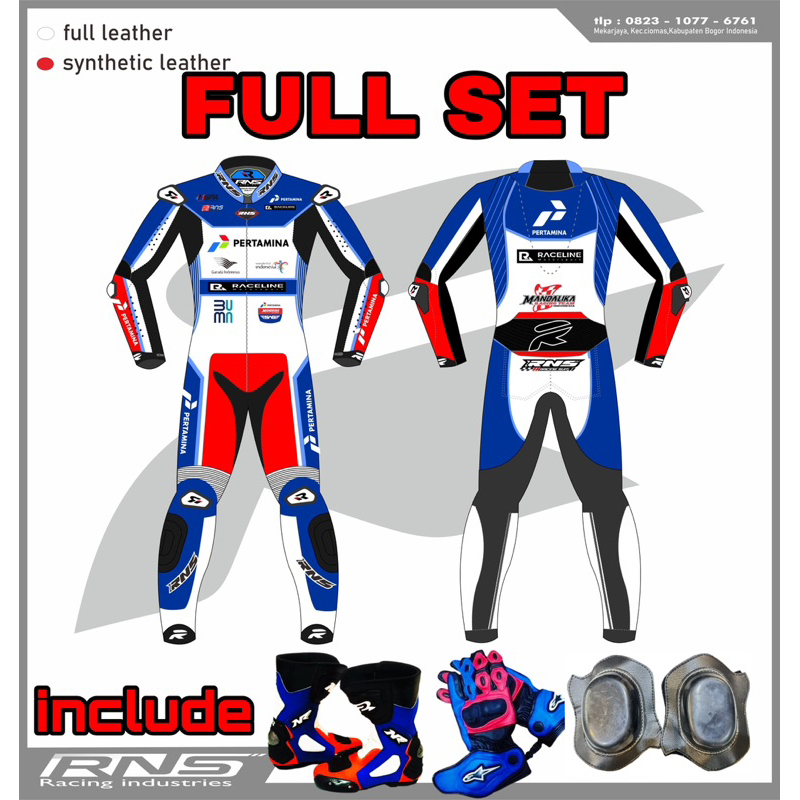 Jual Wearpack Balap Road Race Baju Balap Motor Custome original RNS ...
