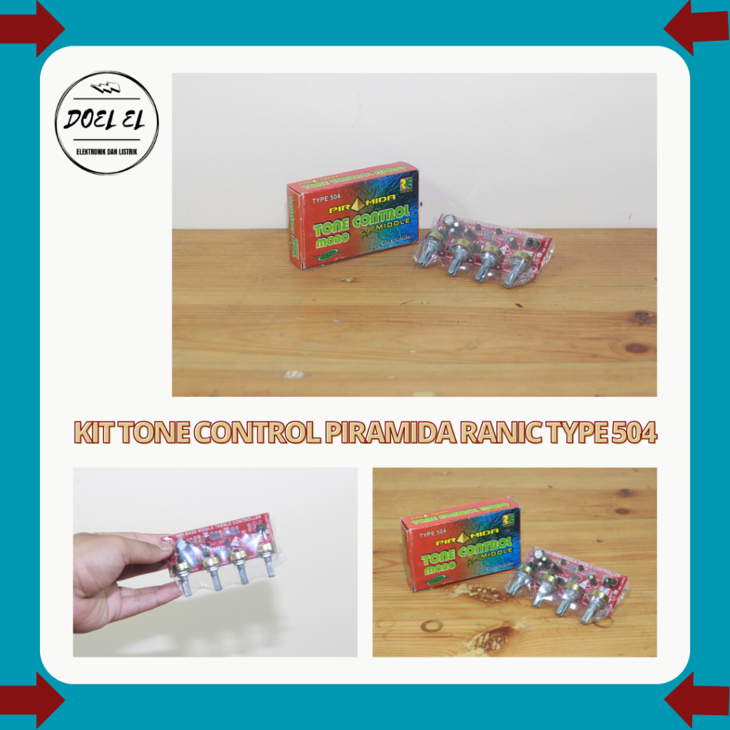 Jual KIT TONE CONTROL MONO PIRAMIDA RANIC TYPE 504 |TONE CONTROL PLUS ...