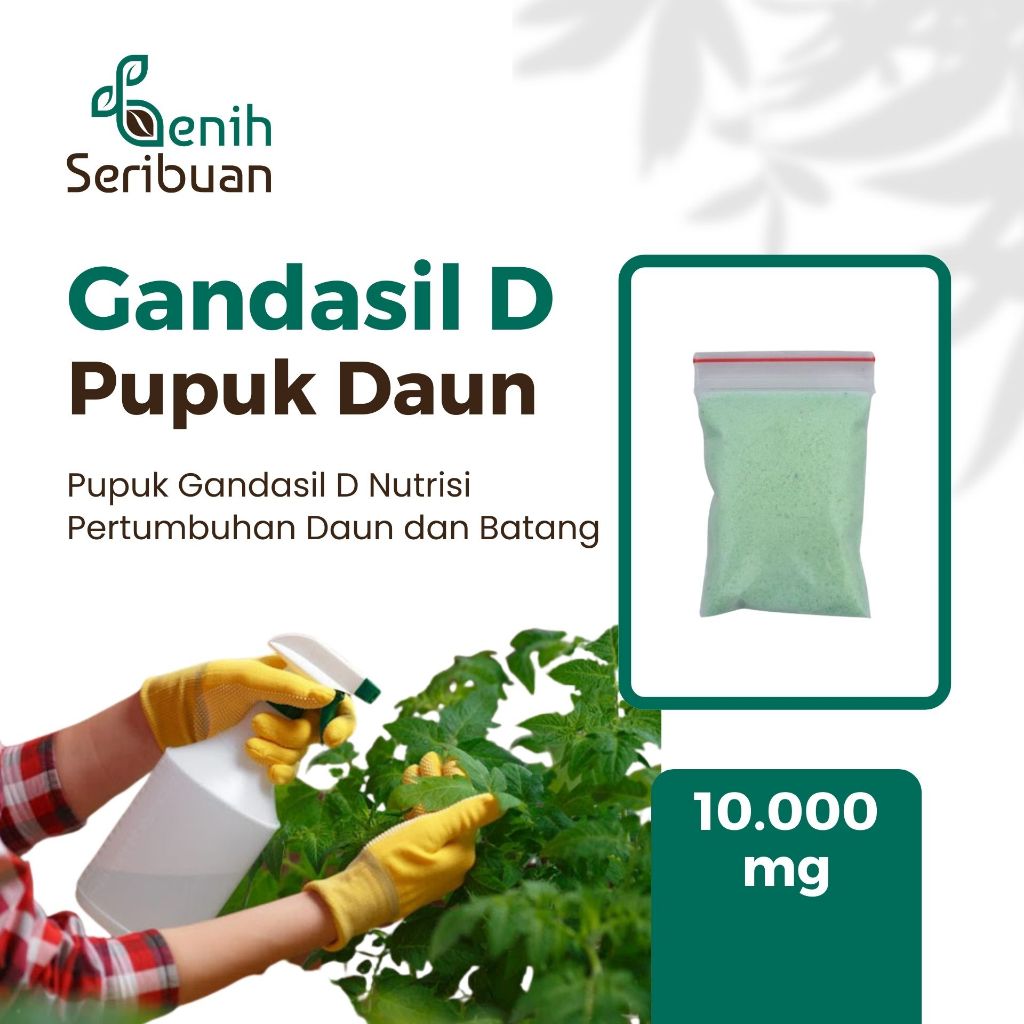 Pupuk Gandasil D Daun NPK Majemuk 20-15-15 Fase Vegetatif Nutrisi Pertumbuhan Kesuburan Sayuran Buah
