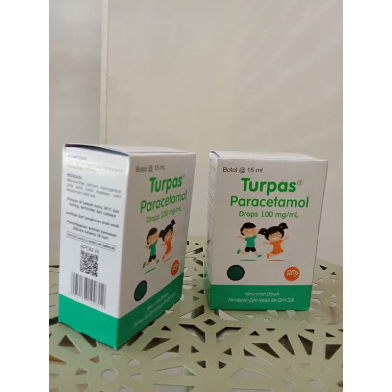 Jual Turpas Paracetamol Drops 100mg/ml ( rasa tutti frutti) 15ml ...