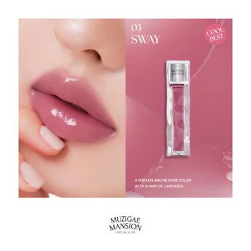MUZIGAE MANSION Icy Glow (11 Shades) Lip Gloss Korea Pigmented Tidak Lengket