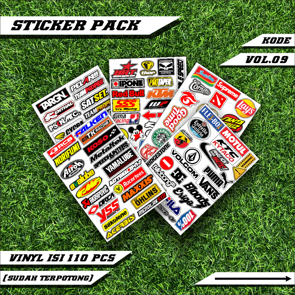Jual STICKER PACK ISI 110 PCS MURAH - TAHAN AIR AESTHETIC TERBARU MIXRO ...
