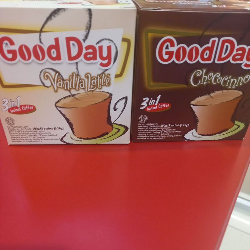 Jual Good Day Vanilla Latte Instant Coffee | Shopee Indonesia