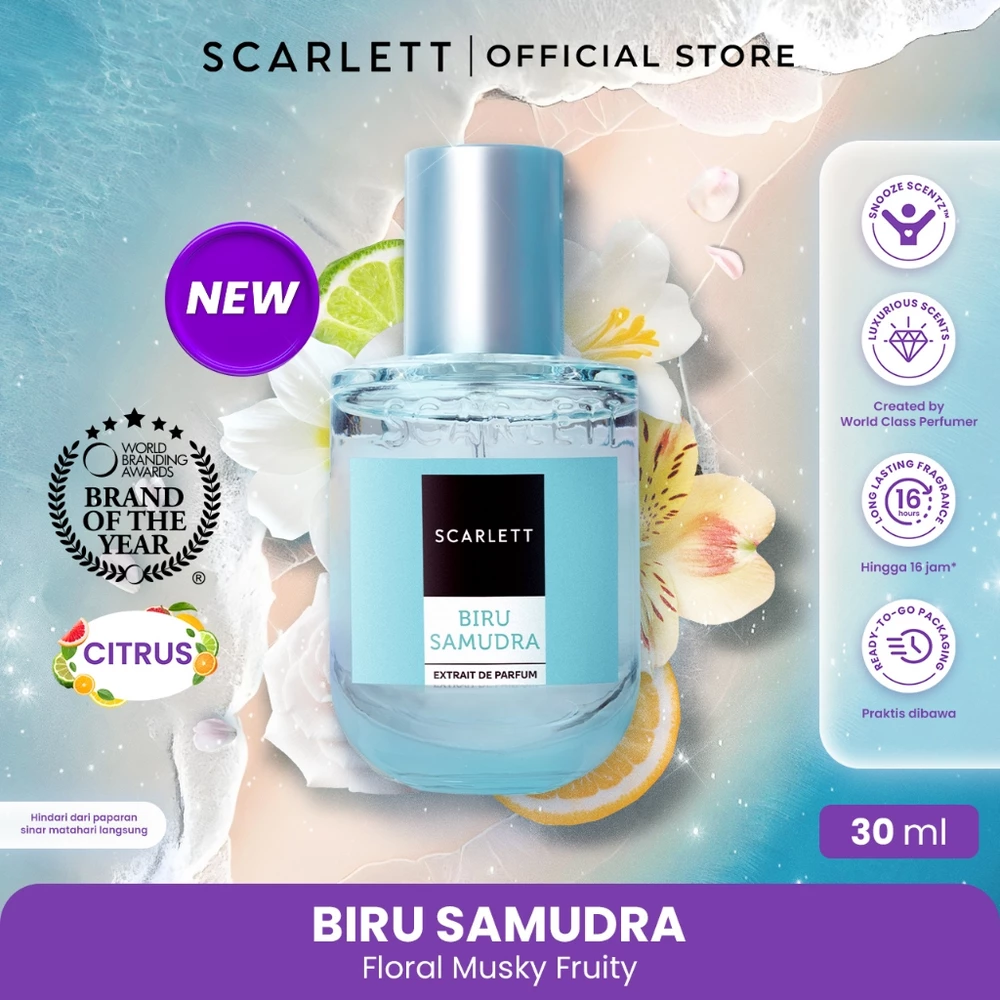 Scarlett Whitening Biru Samudra - Scarlett Whitening