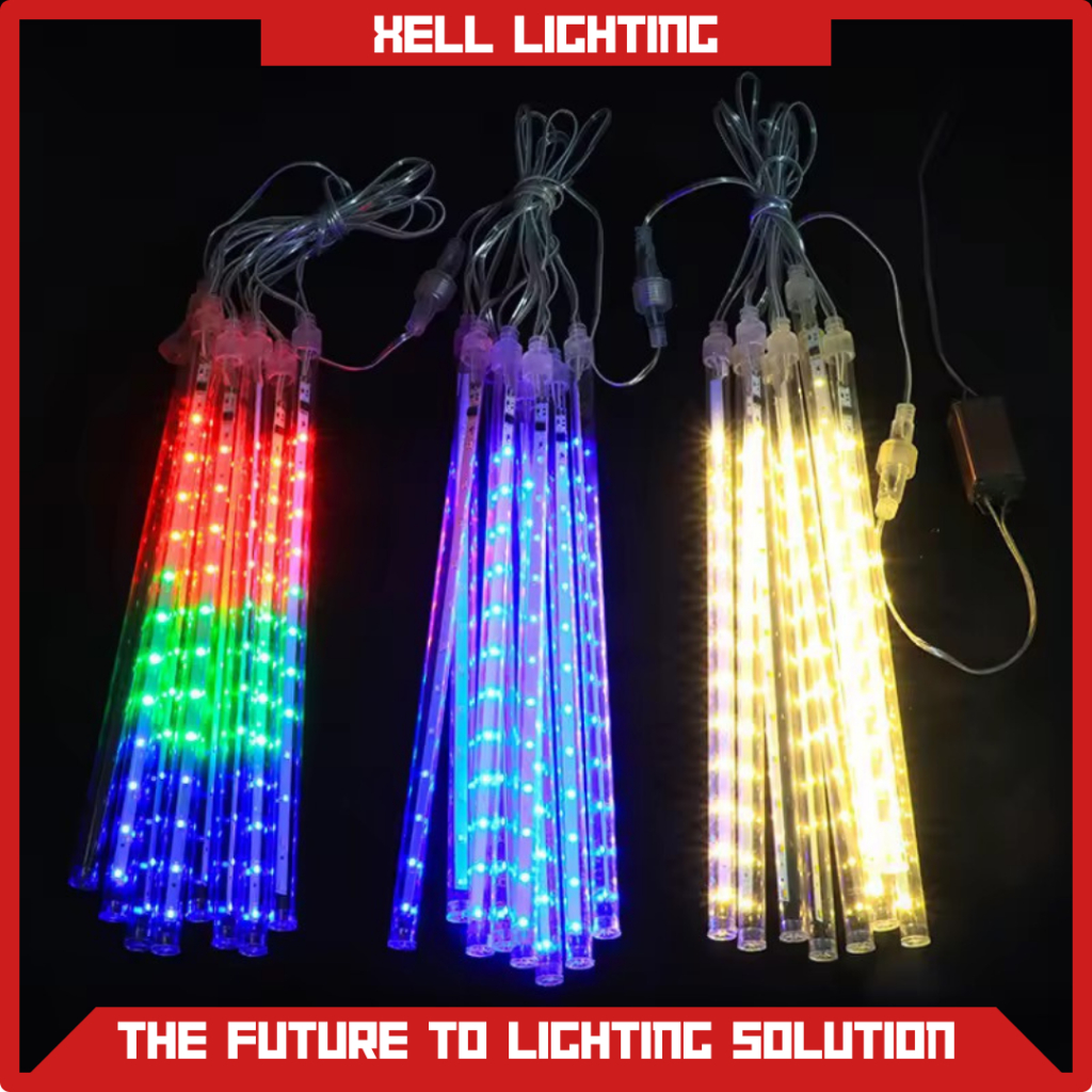 Jual lampu meteor led smd 3528 / meteor light lampu hias 8 batang ...