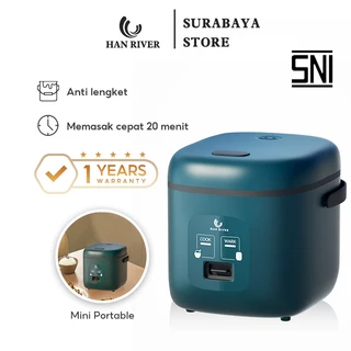HAN RIVER Rice Cooker Mini  0.8L Penanak nasi 400watt HRRC04-03