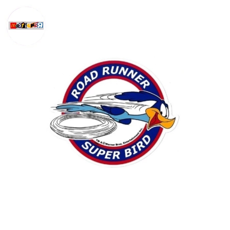 Jual sticker Road Runner super bird looney tunes logo diecut stiker ...