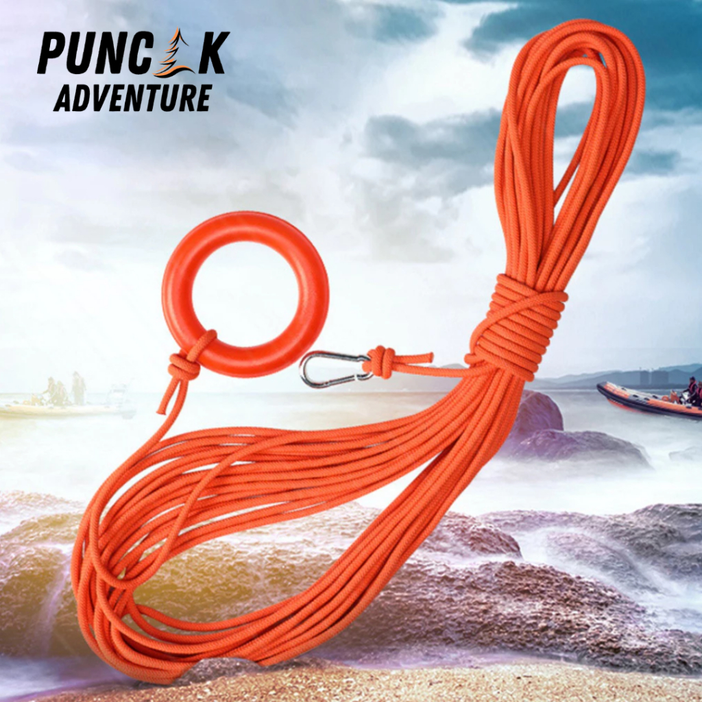 Jual Surface Life Tali Pelampung Floating Ring Rescue Rope 20M 10mm ...