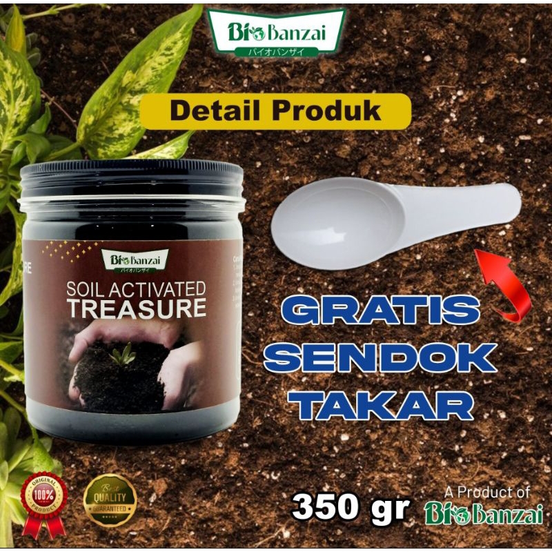 Pupuk Soil activated treasure 350gr Bio banzai pupuk pembenah tanah import kualitas terbaik