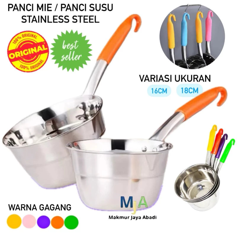 Panci Mie Gagang Warna-warni
