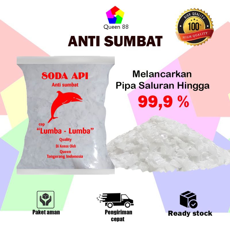 Jual Soda api Lumba-Lumba / Caustic Soda / NaOH / Anti Mampet / Soda ...