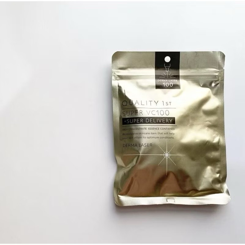 Jual quality 1st derma laser gold vc100 sheet mask (masker viral no 1 ...