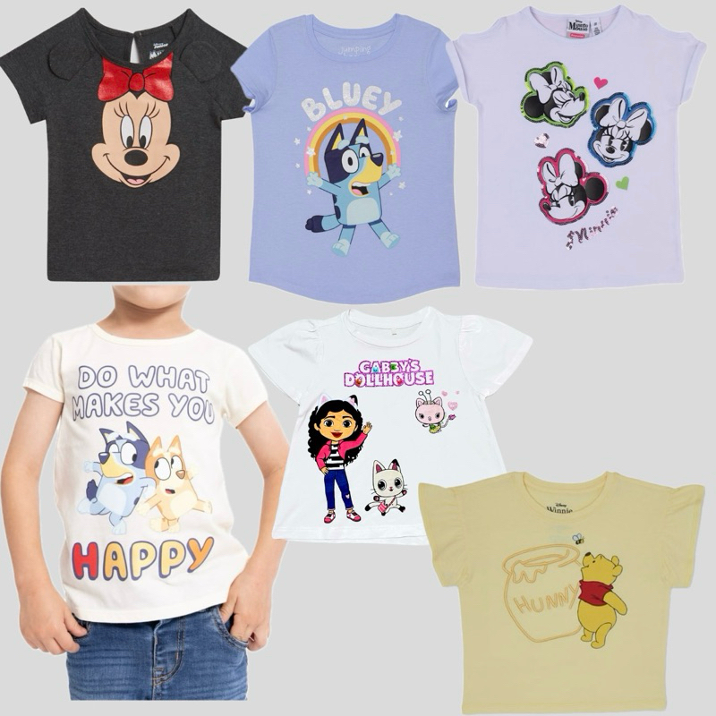 Disney Bambi Print Kaos Anak Perempuan