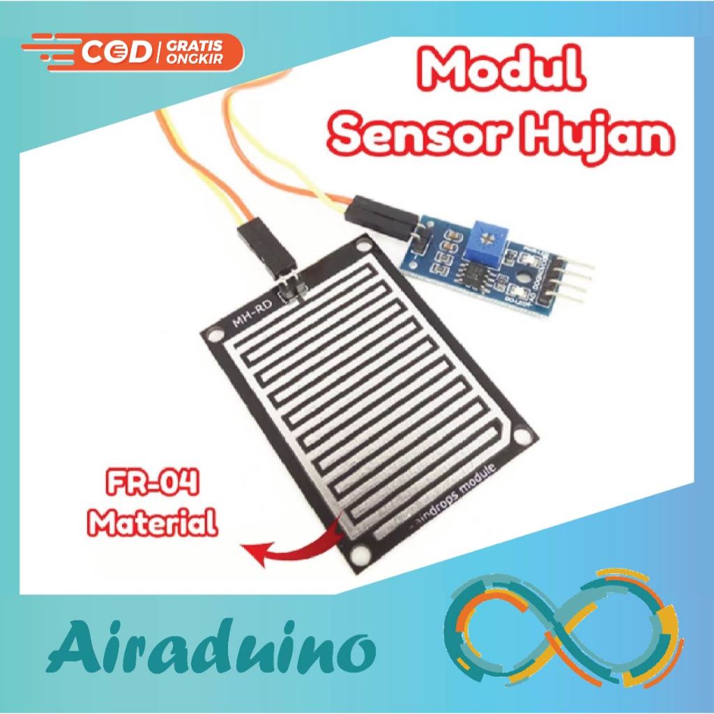 Jual Modul Sensor Hujan Module MH-RD Sensor Tetesan Air FR-04 | Shopee ...