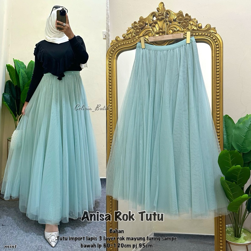 Jual ROK TUTU WANITA IMPORT POLOS MAYUNG LAYER Shopee Indonesia