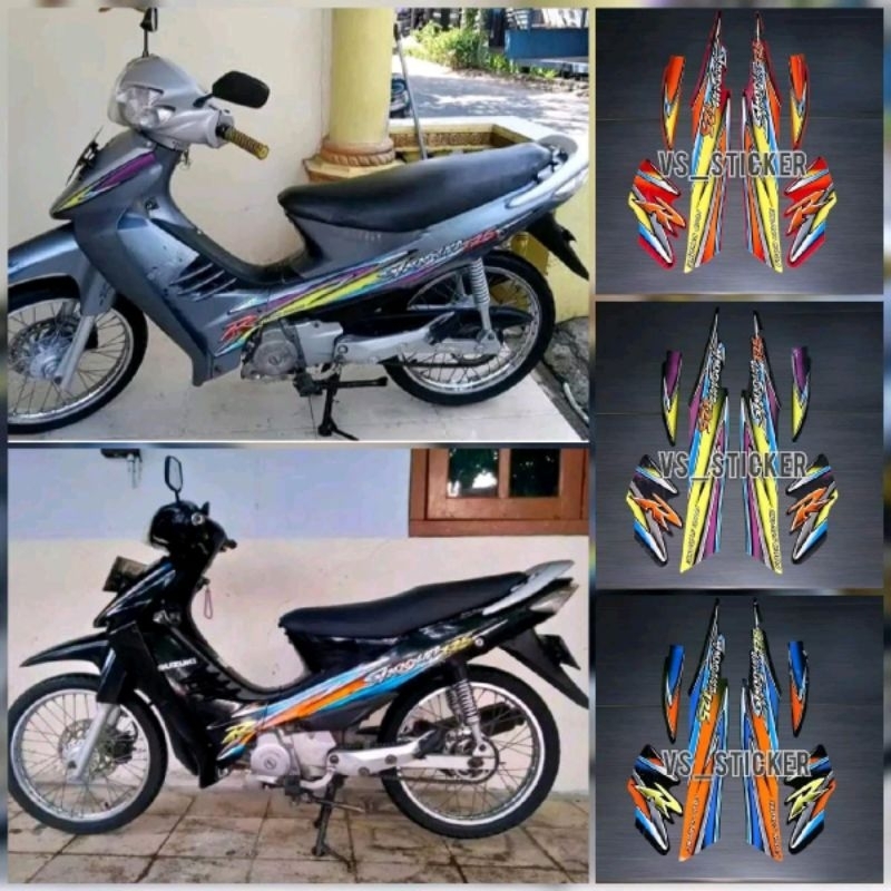 Jual STRIPING MOTOR SUZUKI SHOGUN 125 R 2004 2005 LIST BODY STANDAR ...