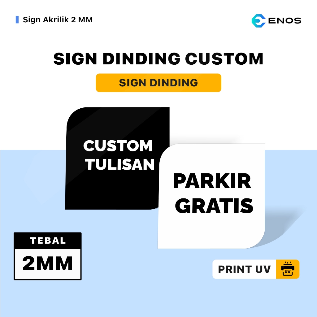 Jual Sign Signage Dinding Custom Tulisan Request Sesukam Bahan Akrilik ...