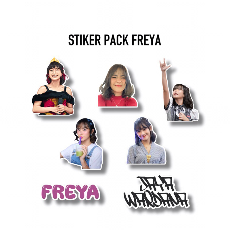 Jual Stiker pack freya isi 7pcs | Shopee Indonesia