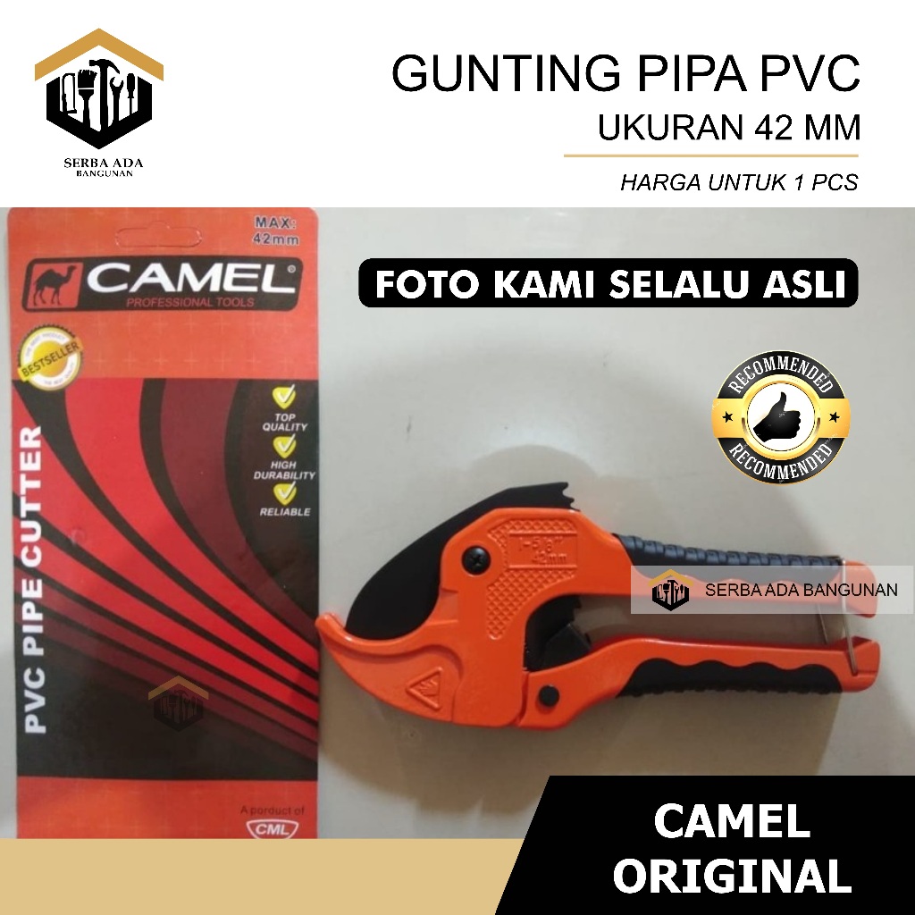 Jual SAB Camel Gunting Pipa PVC Jumbo 33-42mm Pipe Cutter Tang Potong ...
