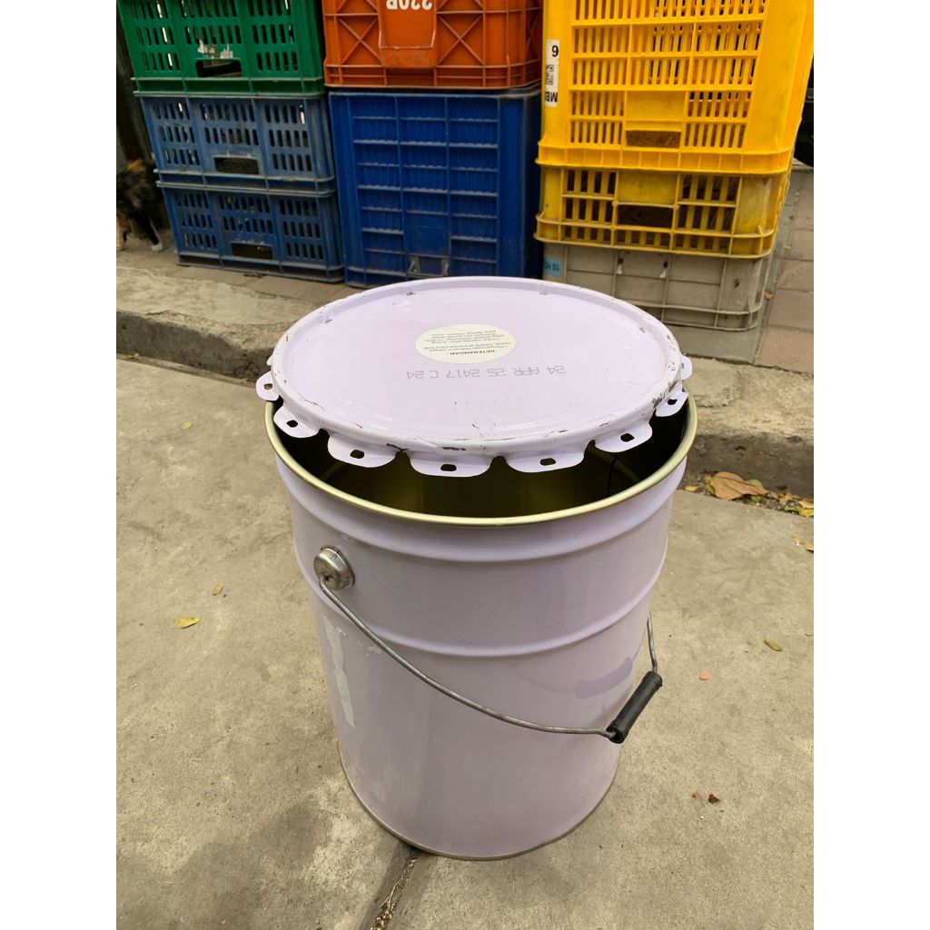Jual Palken Besi Ember Pail Besi Tong Ember Palken 20liter sudah bersih ...