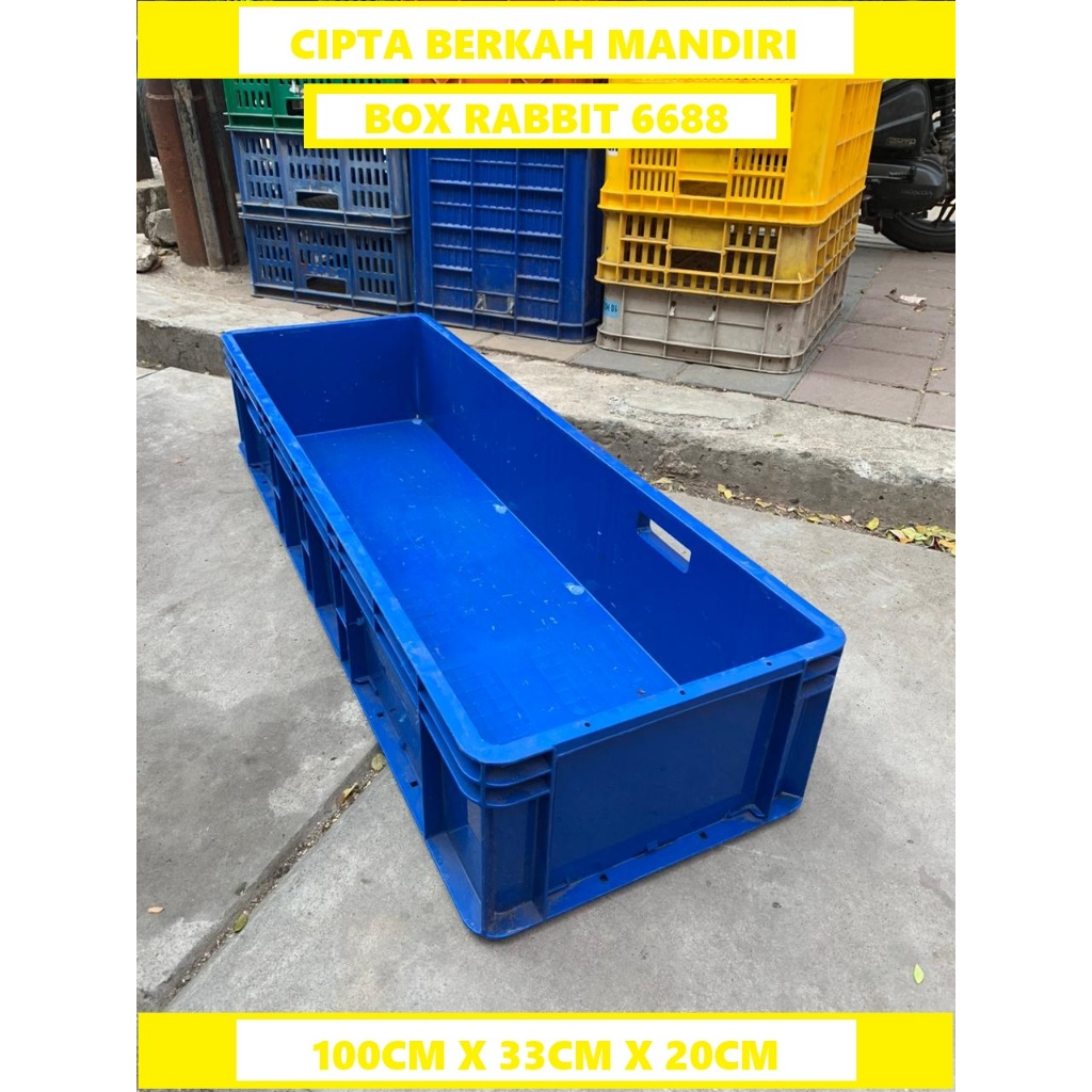 Jual BUCKET BOX/BAK RABBIT 6688/BOX CONTAINER INDUSTRI 6688 1M /100*32 ...
