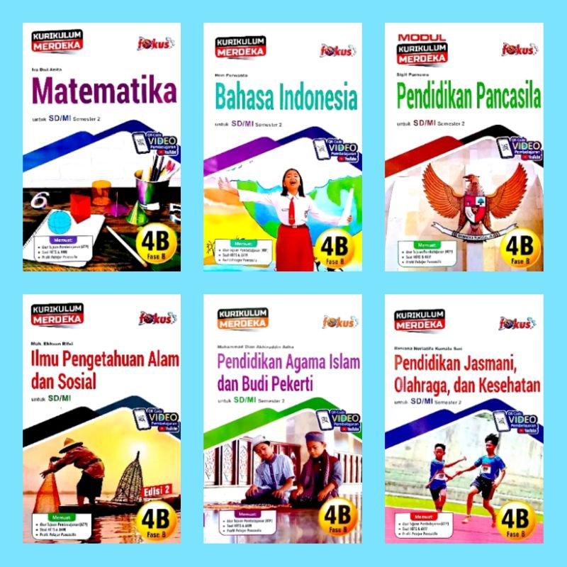 Jual Lks Fokus Kelas 4 Sd Mi Semester 2 Kurikulum Merdeka Terbaru 2025