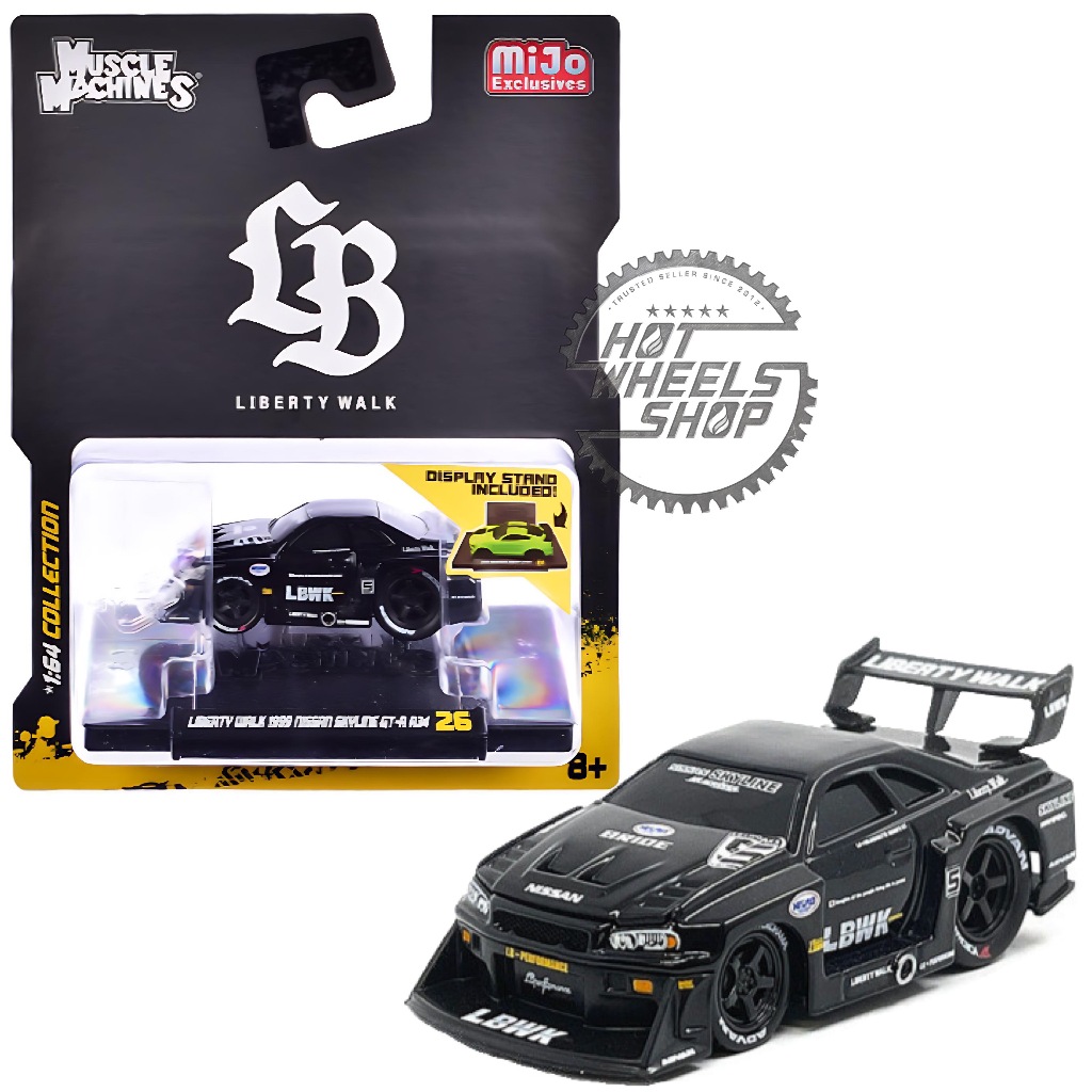 Jual MUSCLE MACHINES LBWK NISSAN GT-R R34 SUPER SILHOUETTE SKYLINE ...