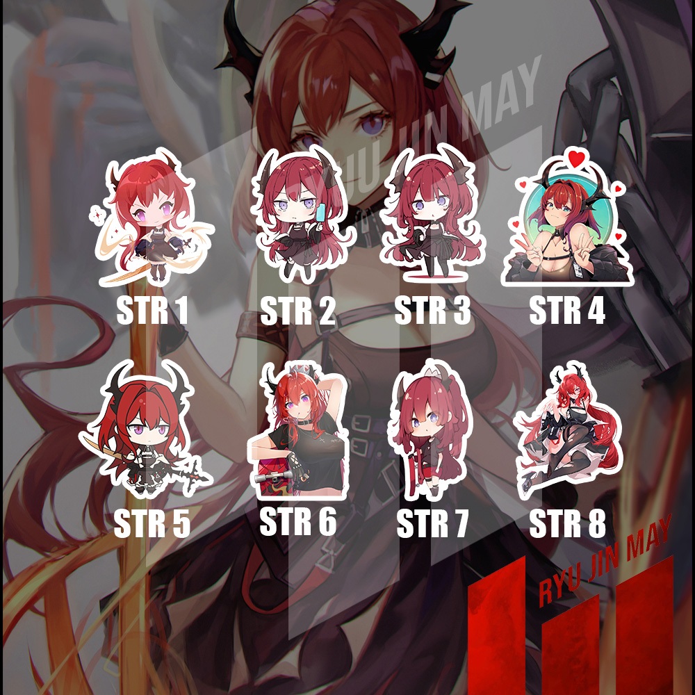 Jual Sticker Anime - Arknights - Surtr | Shopee Indonesia