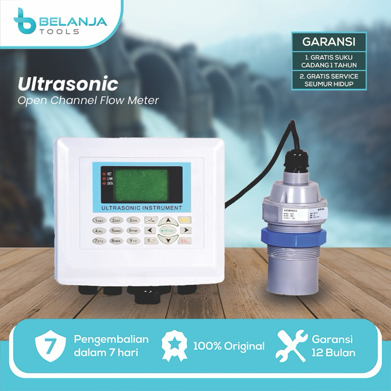 Jual Ultrasonic Open Channel Flowmeter Current Speed Flow Tester Meter ...