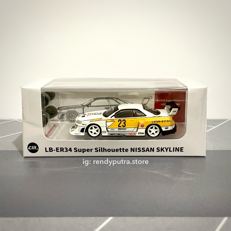 Jual CM Model Nissan Skyline R34 Super Silhouette LBWK Petir Segel ...