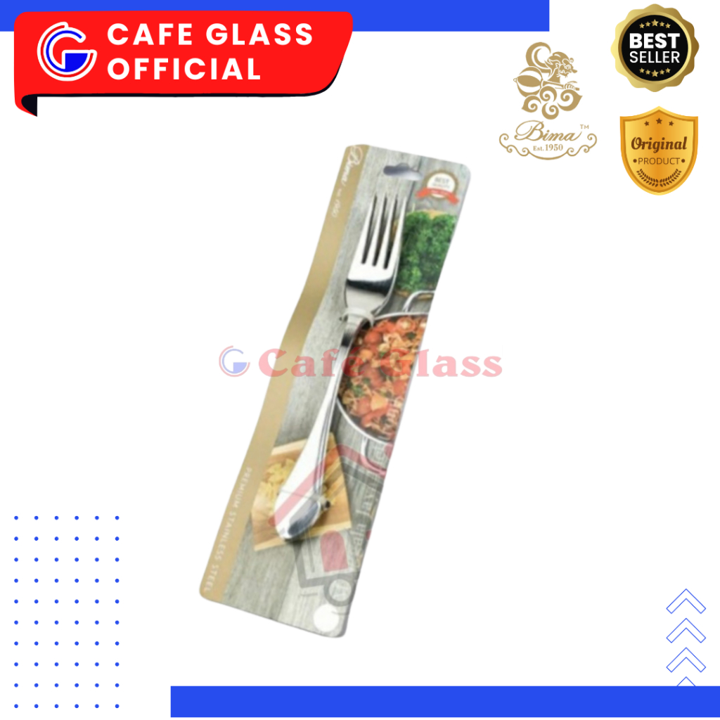 Garpu Kue Stainless Isi 4 - Cake Fork Bima Alberia - Garpu Kecil Bima Stainless Ab-16015Np