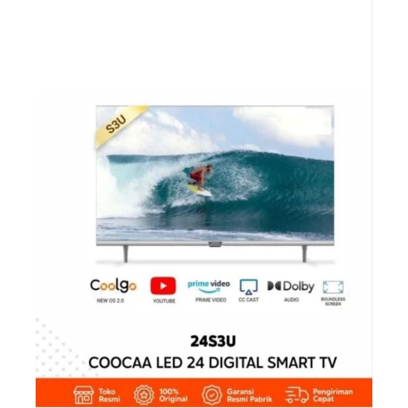 Jual COOCAA LED Digital Smart TV With OS COOLITA 24 Inchi 24S3U Garansi ...
