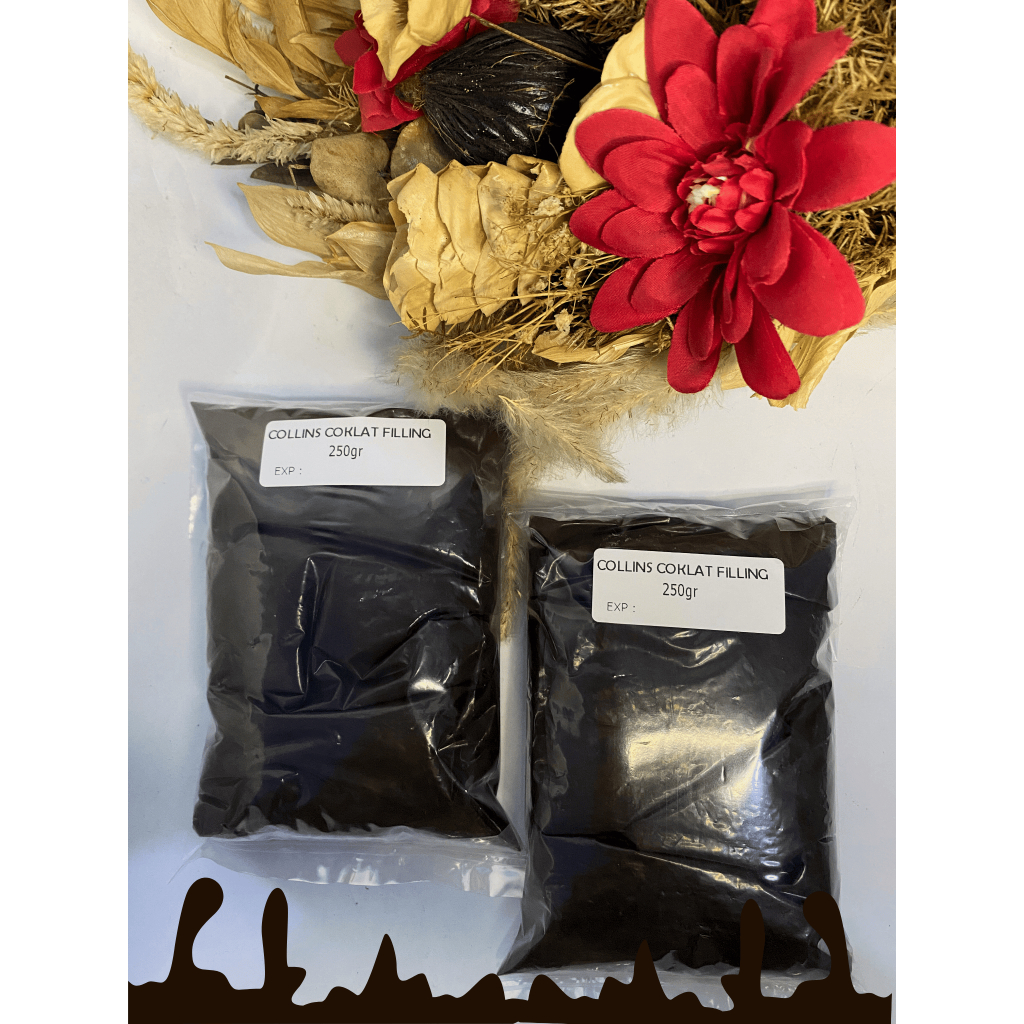 Jual Selai Coklat Pasta 250gr - COLLINS Coklat Filling 250gr (REPACK ...