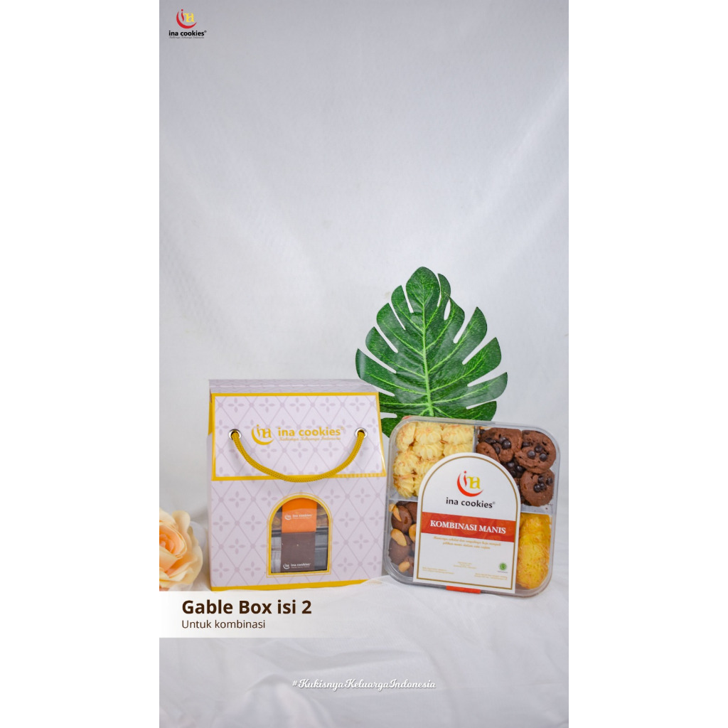Jual Ina Cookies Gable Box Isi Kombinasi Kue Kering Hampers Parsel ...