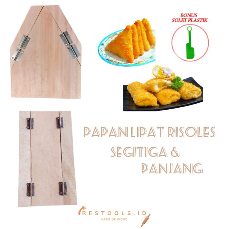 Jual PAPAN LIPAT RISOLES SEGITIGA & PANJANG - BAHAN KAYU HALUS | Shopee ...