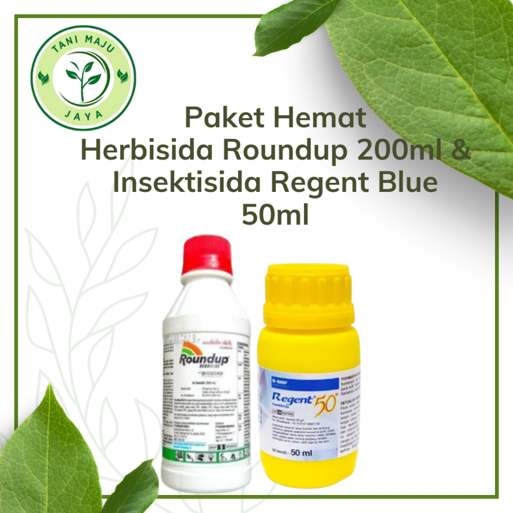 Jual Paket Hemat Herbisida Roundup 200ml & Insektisida Regent 50ml Obat ...