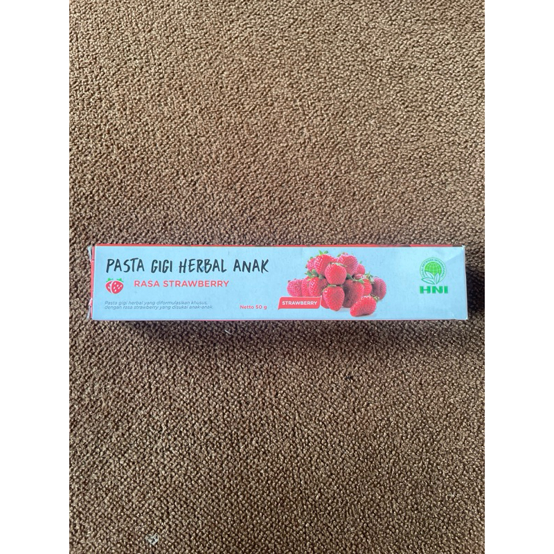 Jual HNI Pasta Gigi Herbal Anak Rasa Strawberry | Shopee Indonesia