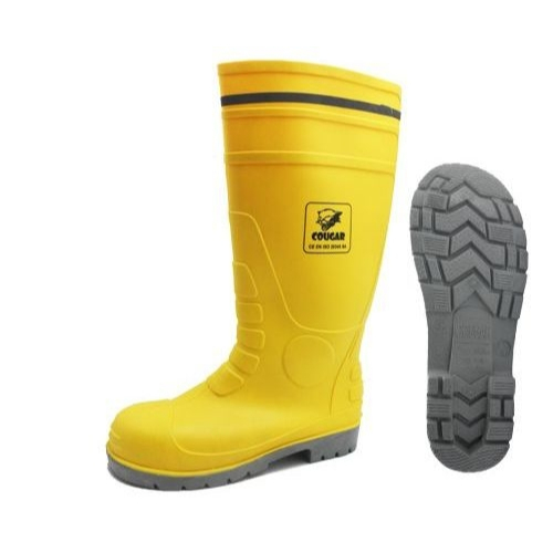 Jual Safety boot / Sepatu Boot Cougar Gumboot Yellow 1911 Original ...